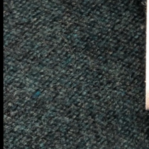 Theory green multicolor crew neck cashmere fitted sweater dress M - Picture 11 of 11